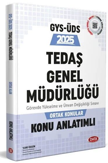 Data 2025 GYS TEDAŞ Genel Müdürlüğü Ortak Konular Konu Anlatımlı Görevde Yükselme Data Yayınları