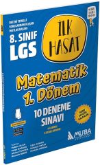 Muba 8. Sınıf LGS Matematik 1. Dönem İlk Hasat 10 Deneme Muba Yayınları