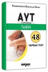 Ankara Yayıncılık YKS AYT Tarih 48 Yaprak Test Ankara Yayıncılık