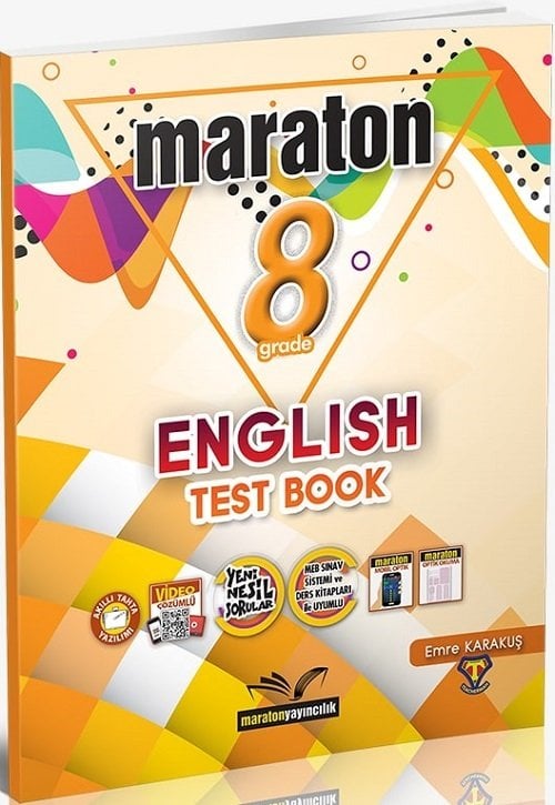 Maraton 8. Sınıf English Test Book Maraton Yayınları