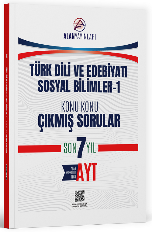 Alan Yayınları YKS AYT Türk Dili ve Edebiyatı, Sosyal Bilimler-1 Çıkmış Sorular Son 7 Yıl Konu Konu Alan Yayınları