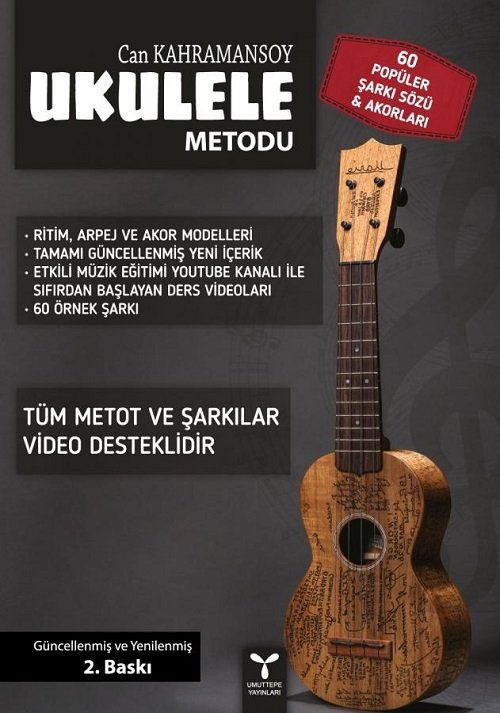 Umuttepe Ukulele Metodu 2. Baskı - Can Kahramansoy Umuttepe Yayınları