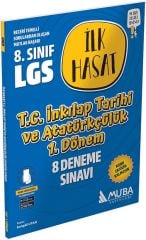 Muba 8. Sınıf LGS TC İnkılap Tarihi ve Atatürkçülük 1. Dönem İlk Hasat 10 Deneme Muba Yayınları