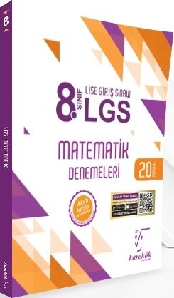 Karekök 8. Sınıf LGS Matematik 20 Deneme Sınavı Karekök Yayınları