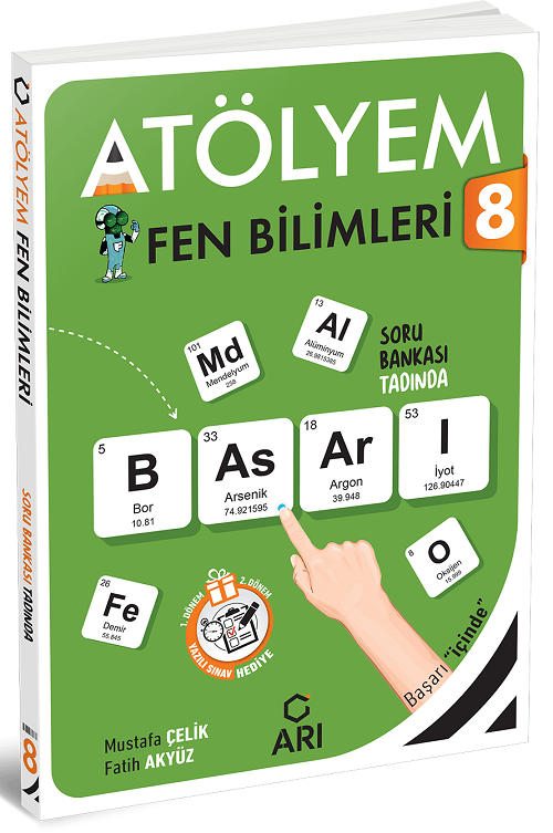 Arı Yayınları 8. Sınıf Fen Bilimleri Atölyem Soru Bankası Arı Yayınları