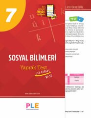 Birey PLE 7. Sınıf Sosyal Bilimler 32 Yaprak Test Birey Yayınları