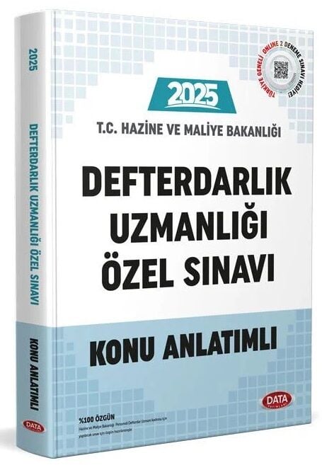 Data 2025 Hazine ve Maliye Bakanlığı Defterdarlık Uzmanlığı Özel Sınavı Konu Anlatımı Data Yayınları