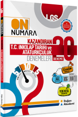 Doğan Akademi 8. Sınıf LGS TC İnkılap Tarihi ve Atatürkçülük On Numara Kazandıran 20 Deneme Doğan Akademi