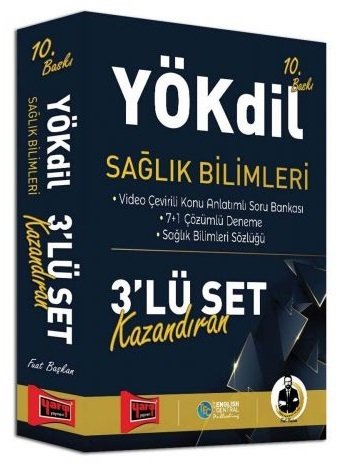 Yargı YÖKDİL Sağlık Bilimleri Kazandıran 3 lü Set Fuat Başkan 10. Baskı Yargı Yayınları