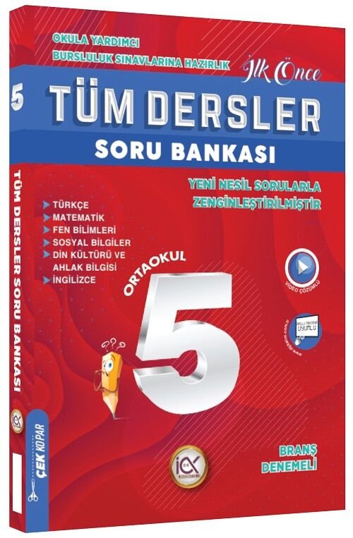 İlk Önce 5. Sınıf Tüm Dersler Soru Bankası İlk Önce Yayınları