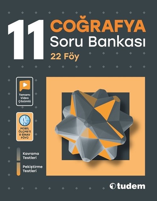 Tudem 11. Sınıf Coğrafya Soru Bankası Tudem Yayınları