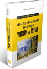 Adalet Türk Vergi Hukukunda Vergi Suç ve Kabahatleri Bakımından Yorum ve İspat - Ercan Sarıcaoğlu Adalet Yayınevi