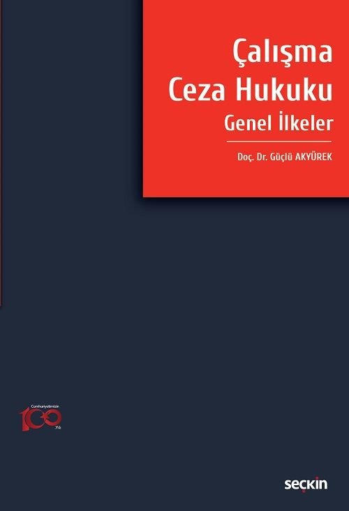 Seçkin Çalışma Ceza Hukuku Genel İlkeler - Güçlü Akyürek Seçkin Yayınları