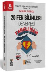 İsem 2019 LGS Fen Bilgisi 20 Deneme Sınavı İsem Yayınları