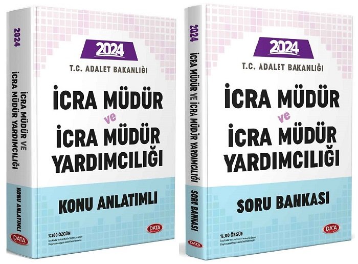 Data 2024 İcra Müdür ve Yardımcılığı Konu + Soru Bankası 2 li Set Data Yayınları