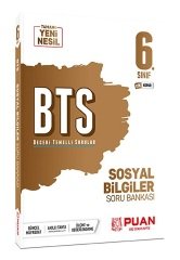 Puan 6. Sınıf Sosyal Bilgiler BTS Soru Bankası Puan Yayınları