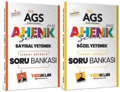 Yediiklim 2025 MEB-AGS Sayısal + Sözel Yetenek Soru Bankası 2 li Set Ahenk Serisi - Mehmet Bilge Yıldız, Yusuf Bayraktar Yediiklim Yayınları