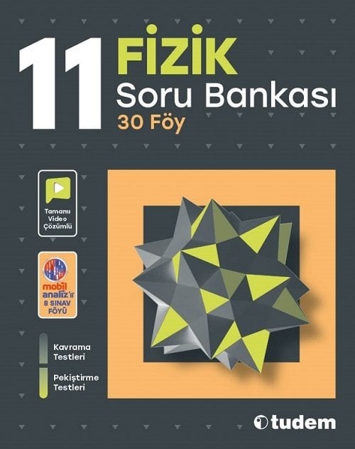 Tudem 11. Sınıf Fizik Soru Bankası Tudem Yayınları