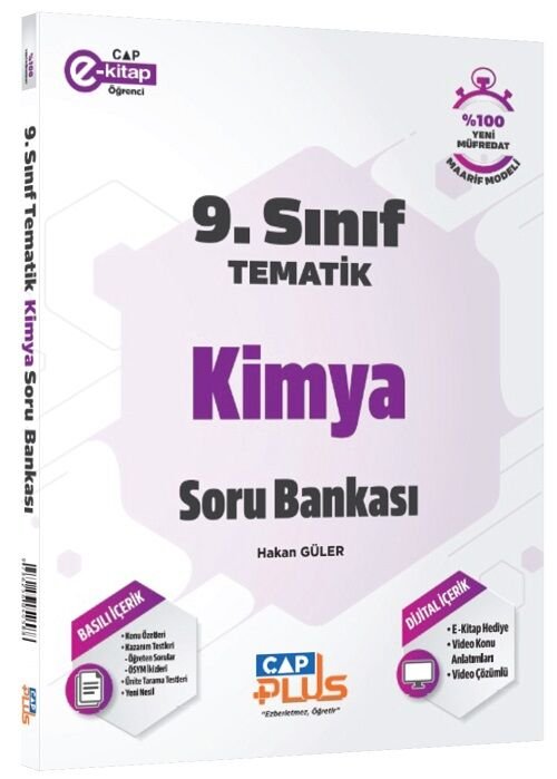 Çap Yayınları 9. Sınıf Kimya Tematik Soru Bankası Çap Yayınları