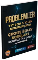 Kota YKS TYT Problemler Çıkmış Sınav Soruları Son 5 Yıl Kota Yayınları