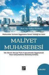 Gazi Kitabevi Maliyet Muhasebesi - Orhan Elmacı Gazi Kitabevi