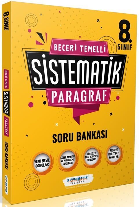 Sistematik 8. Sınıf Paragraf Sistematik Soru Bankası Sistematik Yayınları