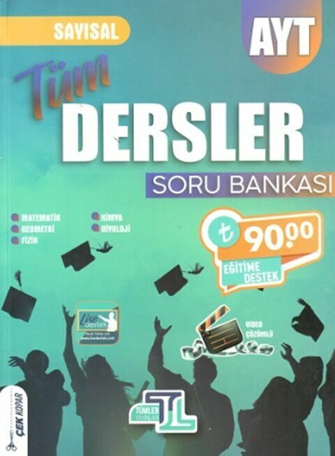 Tümler YKS AYT Tüm Dersler Sayısal Soru Bankası Tümler Yayınları