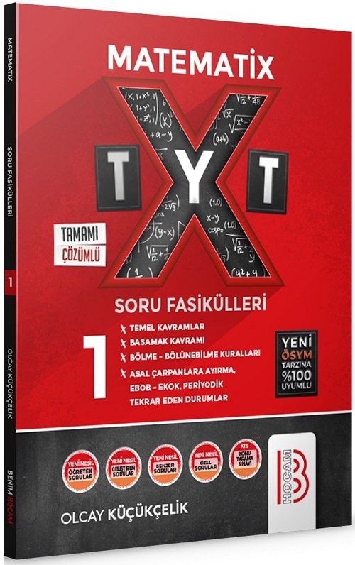 SÜPER FİYAT - Benim Hocam YKS TYT Matematik Matematix Soru Fasikülleri-1 Benim Hocam Yayınları