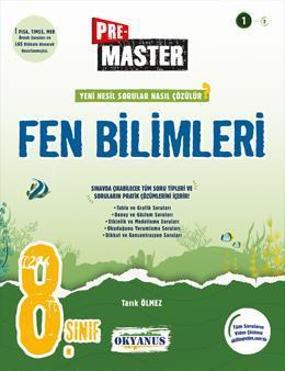 Okyanus 8. Sınıf Fen Bilimleri Pre Master Soru Bankası Okyanus Yayınları