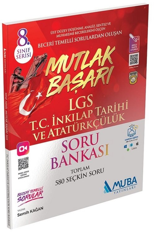 Muba LGS TC İnkılap Tarihi ve Atatürkçülük Mutlak Başarı Soru Bankası Muba Yayınları