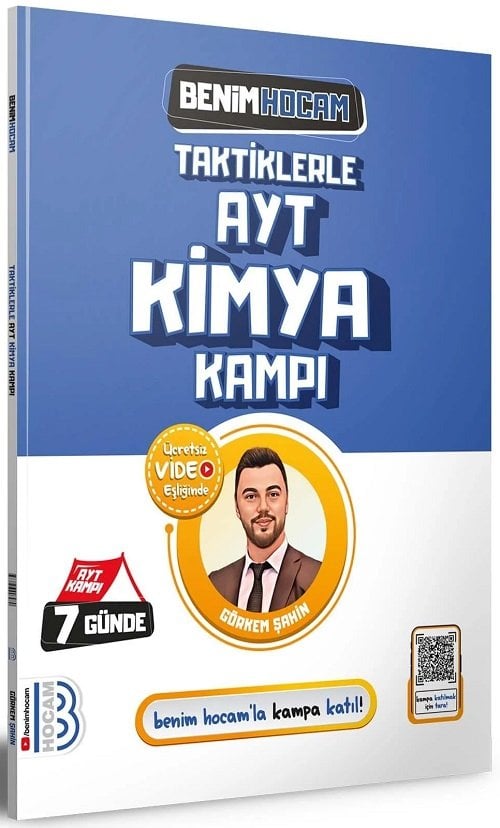 Benim Hocam YKS AYT Taktiklerle 7 Günde Kimya Kampı - Görkem Şahin Benim Hocam Yayınları