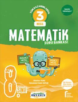 Okyanus 8. Sınıf Matematik 3 Nesil Soru Bankası Okyanus Yayınları