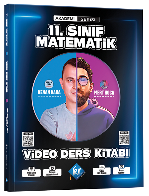 KR Akademi 11. Sınıf Matematik Video Ders Kitabı Akademi Serisi - Kenan Kara, Mert Hoca KR Akademi Yayınları