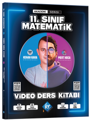 KR Akademi 11. Sınıf Matematik Video Ders Kitabı Akademi Serisi - Kenan Kara, Mert Hoca KR Akademi Yayınları