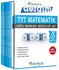 SÜPER FİYAT - Milimetrik YKS TYT Matematik Soru Bankası 6 lı Modüler Set Milimetrik Yayınları