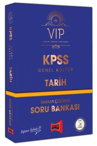 SÜPER FİYAT - Yargı 2019 KPSS VIP Tarih Soru Bankası Çözümlü Yargı Yayınları