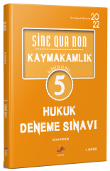 Dizgi Kitap Kaymakamlık Hukuk SİNE QUA NON 5 Deneme Dizgi Kitap Yayınları