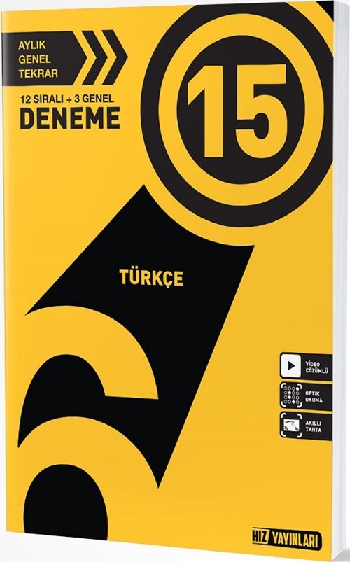 Hız Yayınları 6. Sınıf Türkçe 15 Deneme Hız Yayınları