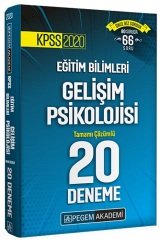 SÜPER FİYAT - Pegem 2020 KPSS Eğitim Bilimleri Gelişim Psikolojisi 20 Deneme Çözümlü Pegem Akademi Yayınları