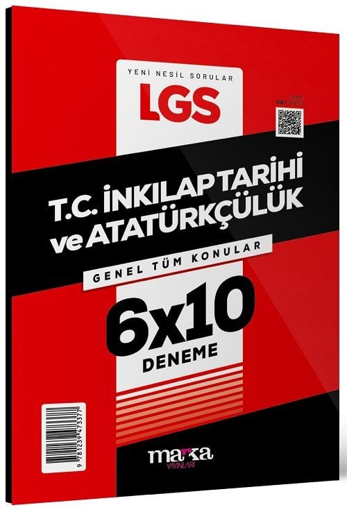 Marka 2025 8. Sınıf LGS TC İnkılap Tarihi ve Atatürkçülük 6x10 Deneme Marka Yayınları