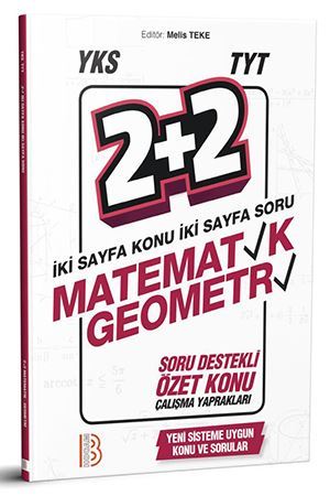 Benim Hocam YKS TYT Matematik Geometri 2+2 Soru Destekli Özet Konu Yaprakları Benim Hocam Yayınları