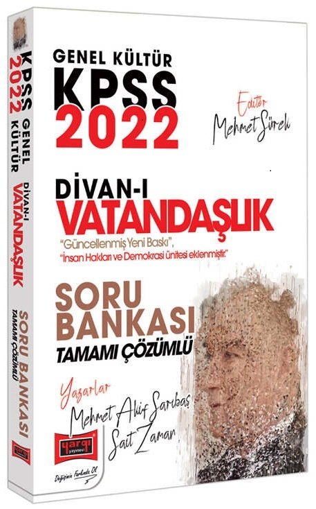 Yargı 2022 KPSS Divanı Vatandaşlık Soru Bankası Çözümlü - Mehmet Akif Sarıbaş Yargı Yayınları