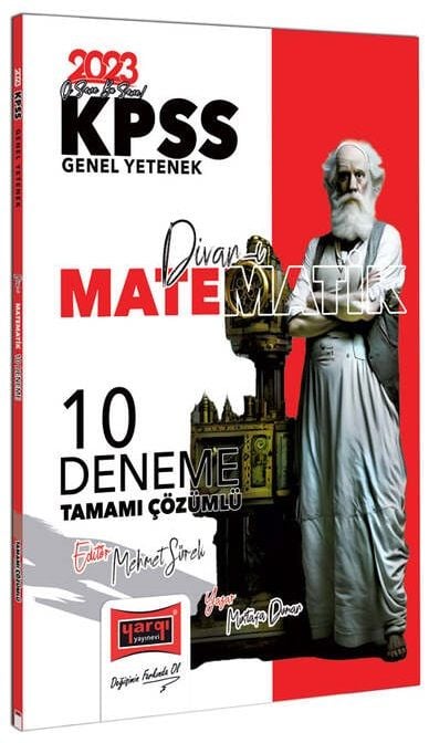 Yargı 2023 KPSS Divanı Matematik 10 Deneme Çözümlü - Mustafa Duman Yargı Yayınları