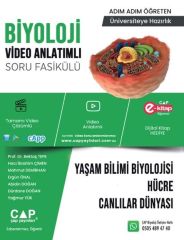 Çap Yayınları YKS TYT AYT Biyoloji Yaşam Bilimi Biyolojisi, Hücre, Canlılar Dünyası Video Anlatımlı Soru Fasikülü Çap Yayınları