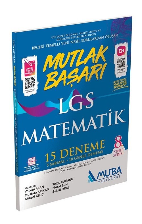 Muba LGS Matematik Mutlak Başarı 15 Deneme Muba Yayınları