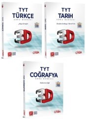 3D Yayınları YKS TYT Sözel Soru Bankası 3 lü Set 3D Yayınları