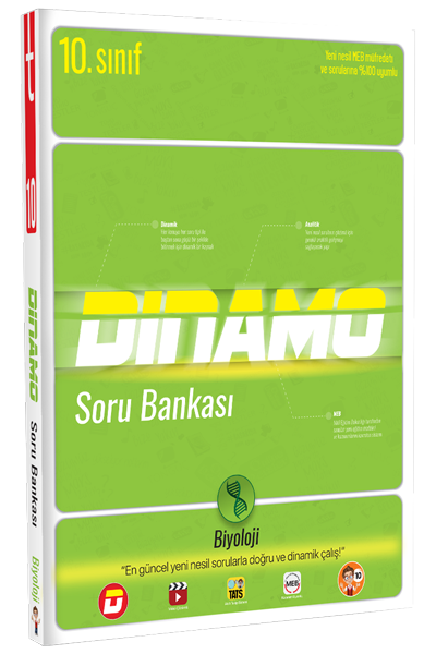 Tonguç 10. Sınıf Biyoloji Dinamo Soru Bankası Tonguç Akademi