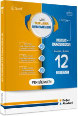 Doğan Akademi 8. Sınıf LGS Fen Bilimleri İleri Turlama 12 Deneme Doğan Akademi