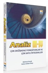 Nisan Kitabevi Analiz 3,4 Çok Değişkenli Fonksiyonlar ve Çok Katlı İntegraller - Mahmut Koçak, Hatice Gülsün Akay Nisan Kitabevi Yayınları