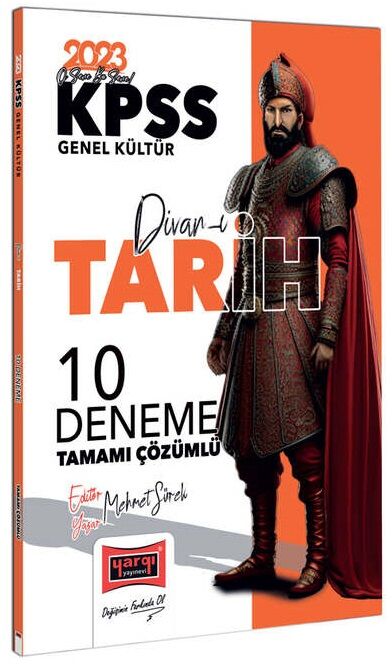 Yargı 2023 KPSS Divanı Tarih 10 Deneme Çözümlü - Mehmet Sürek Yargı Yayınları